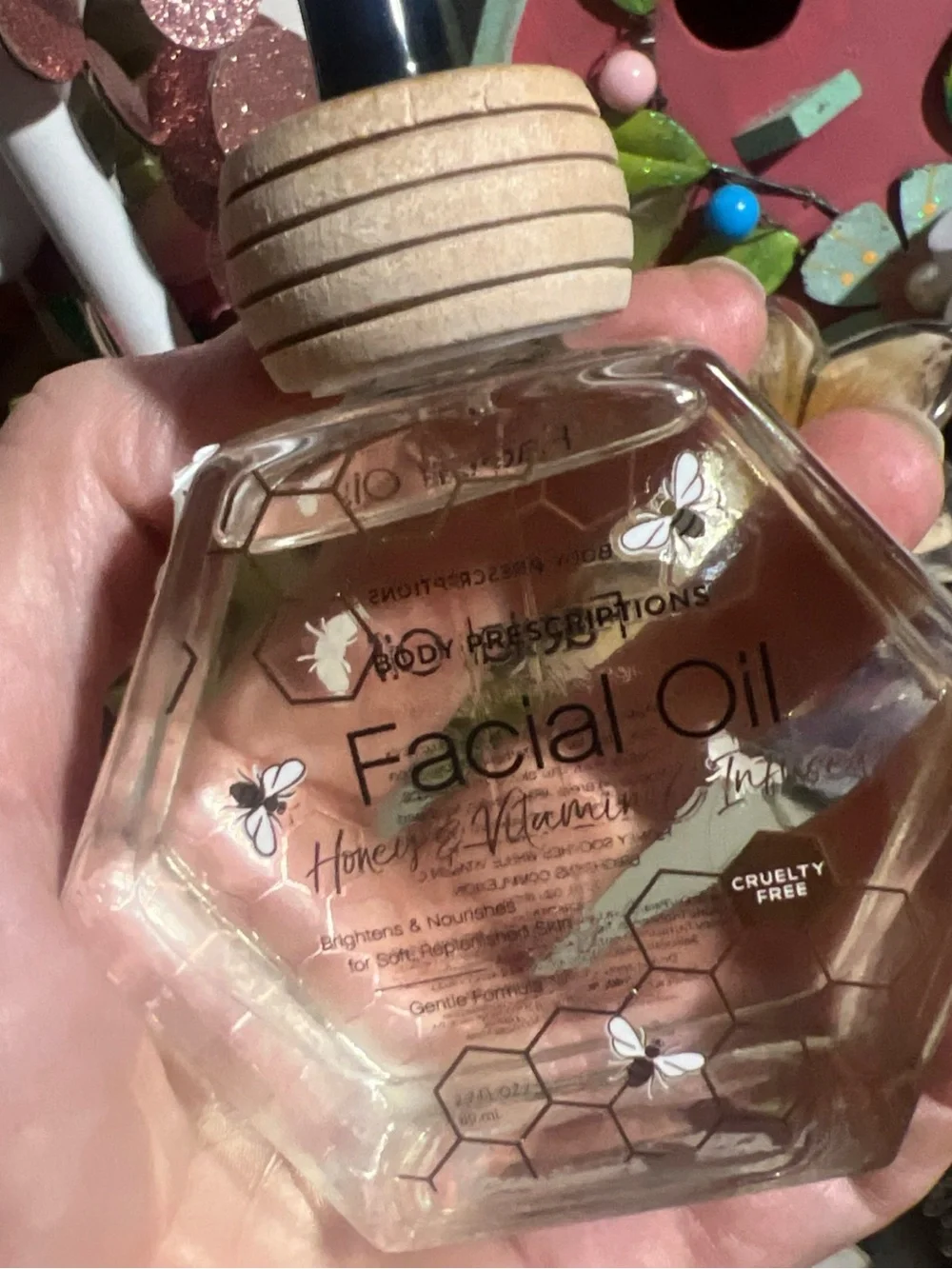 Body Prescriptions Honey & Vitamin C Infused Facial Oil - Clear